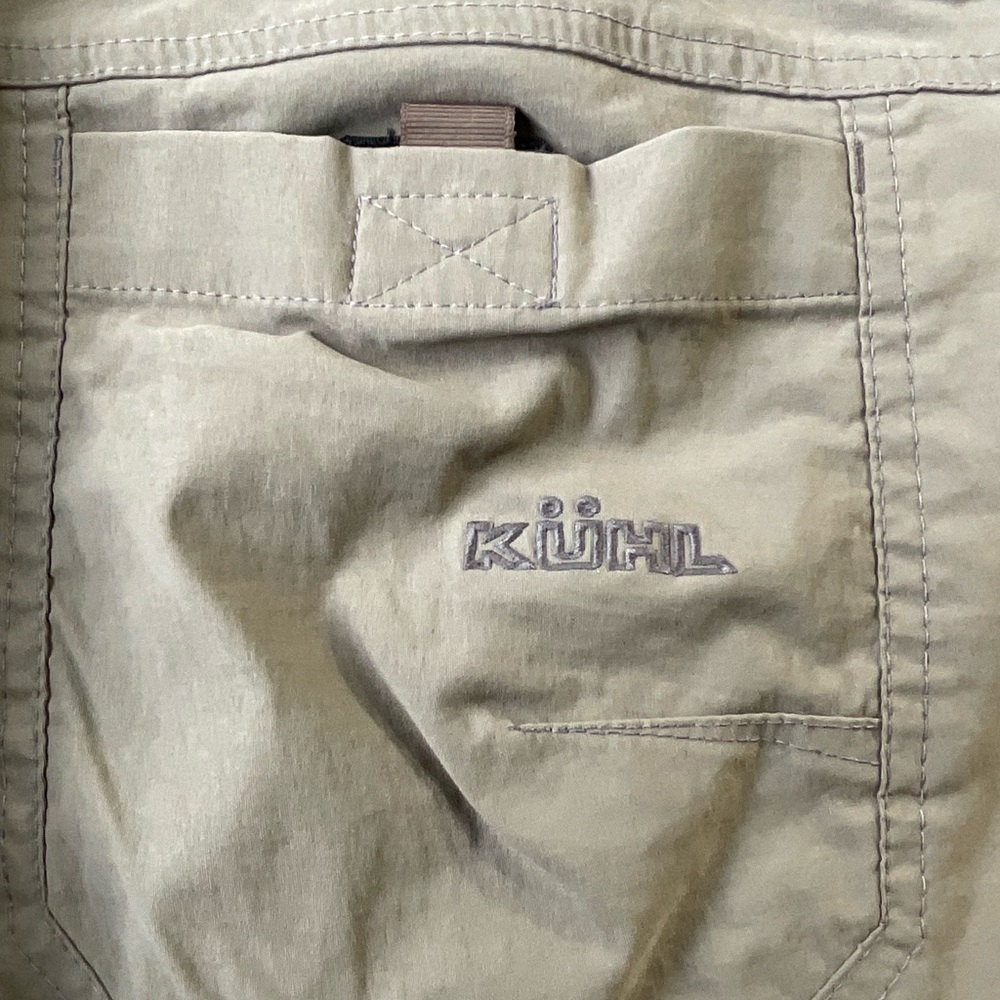 Kuhl Pants Renegade Convertible stealth Zip off Mens 40x32 Duralux like new - Picture 8 of 10